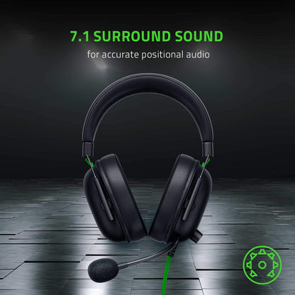 Razer BlackShark V2 X Gaming Headset: 7.1 Surround Sound - 50mm Drivers - Memory Foam Cushion - PC, PS4,PS5, Nintendo Switch, Xbox One, Xbox Series X & S, Mobile - 3.5mm Audio Jack - Black MP HEADSET Gamers Point 43.000 