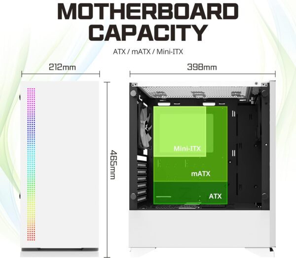 Zalman S5 ATX Mid-Tower Gaming PC Case - GPC Cases Gamers Point 29.900 