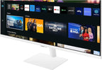 Samsung 32CM501 32-Inch FullHD Smart Monitor M5 With HDMI,USB Hub,Wifi,Bluetooth - White | LS32CM501EMXUE - Now Buy From Gamers Point Store Arad With Best Discounted Price  Call Us Now +973-36820393  Delivery available to all bahrain Full HD Gamers Point 109.000 