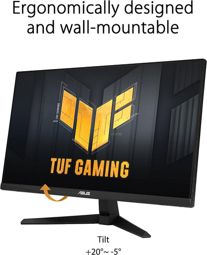 ASUS TUF VG249QM1A 24” 24inch Full HD, Fast IPS, 270Hz Flat Gaming Monitor - Now Buy From Gamers Point Store Arad With Best Discounted Price  Call Us Now +973-36820393  Delivery available to all bahrain Full HD Gamers Point 135.000 