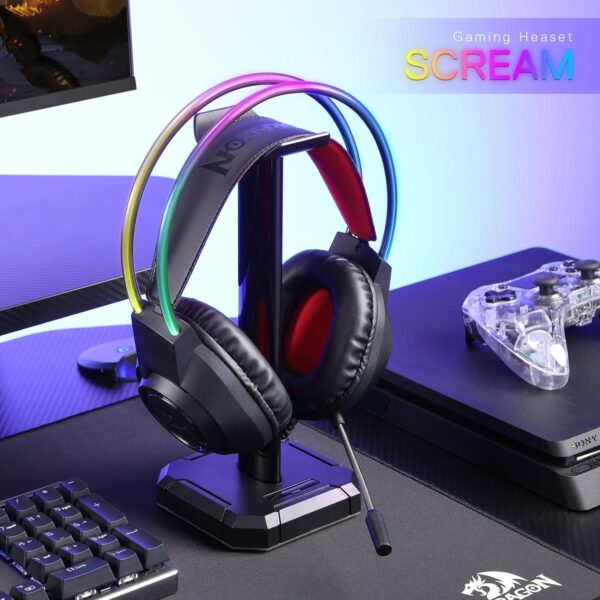 Redragon Scream H231 RGB Wired Gaming Headset - Black - GPC Headset Gamers Point 22.000 