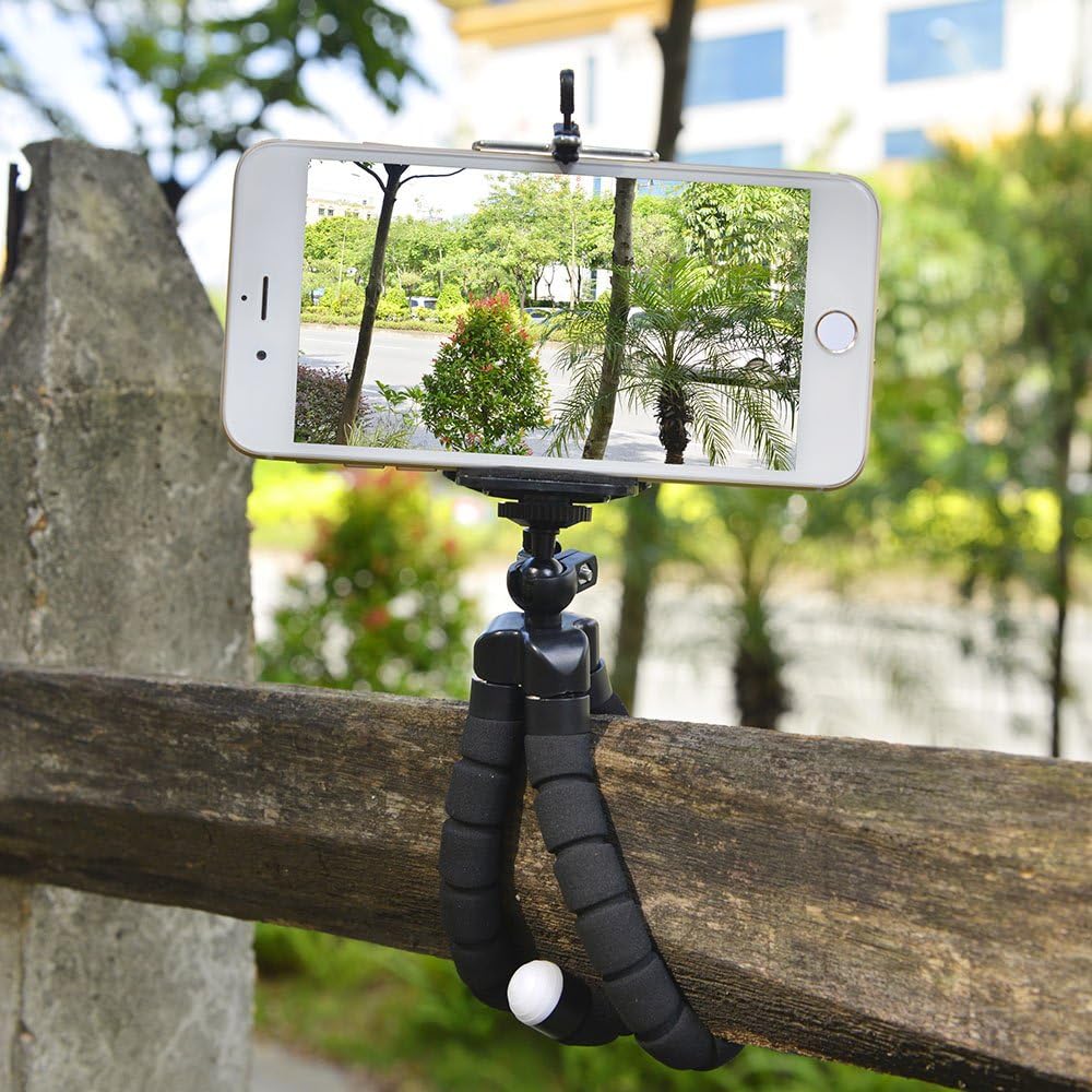 Flexible Tripod Mini Universal Octopus Leg Style Portable and Adjustable Tripod Stand with Clip Bracket Mount Holder for Mobile Phone, Cellphone, Smartphone, Digital Camera Tripods Gamers Point 7.980 