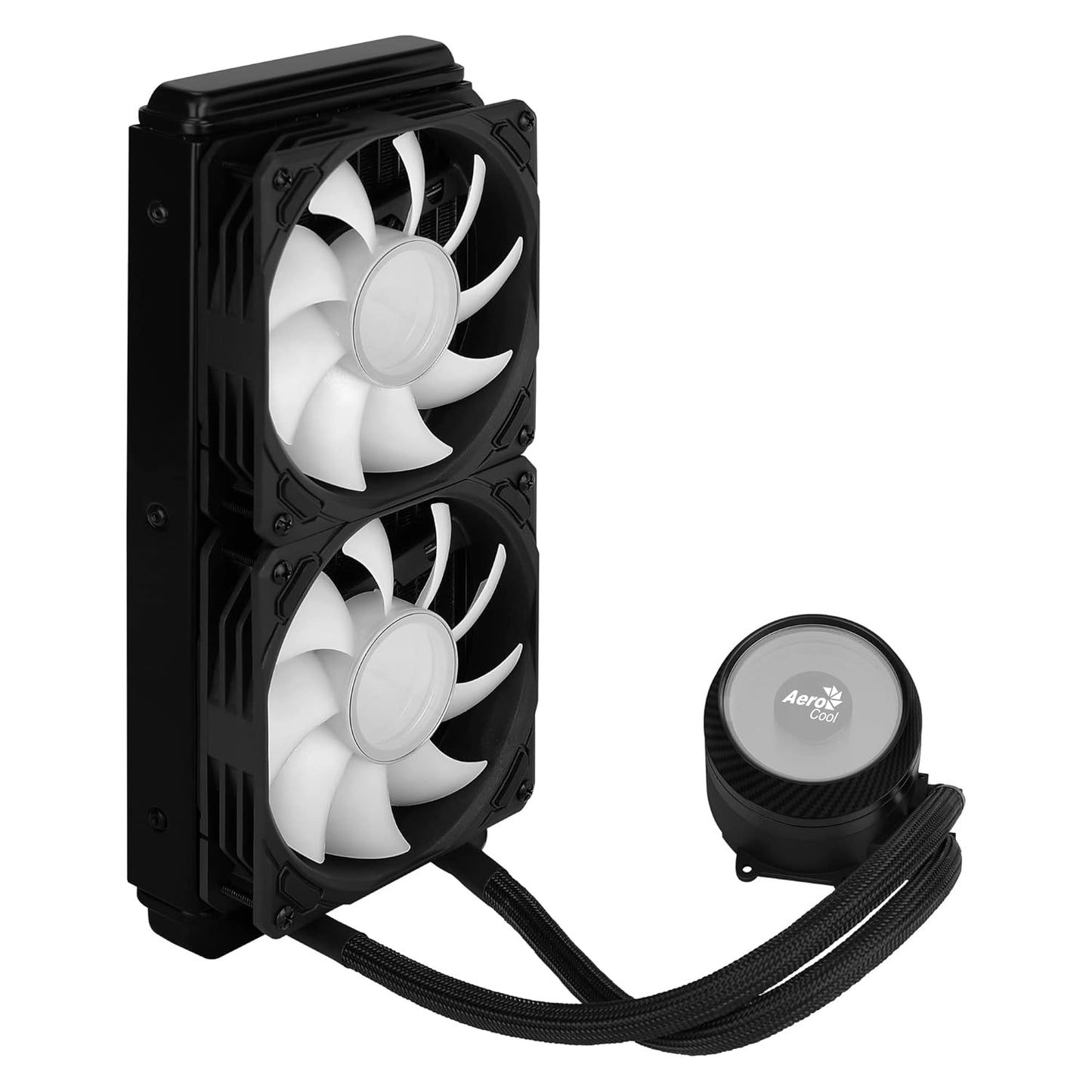 Aerocool MIRAGEL240, CPU Liquid  W ATERCooling, 2 ARGB Fans 12cm, TDP 400W, Black BAHRAIN Water Cooling Systems Gamers Point 45.000 