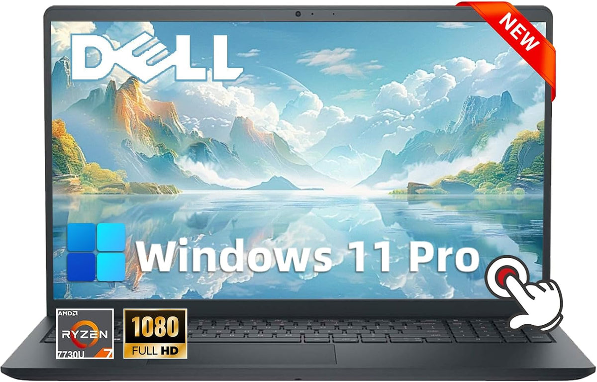 Dell Inspiron 3585 15.6" Ryzen 5 8GB RAM 512GB SSD Refurbished Laptop, renewed laptop model photo 1