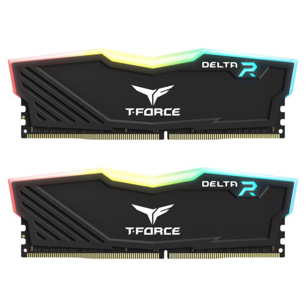 TEAMGROUP T-Force Delta RGB 16GB (8GBx2) 3600MHz DDR4 RAM - Black - BAHRAIN RAM Gamers Point 39.000 