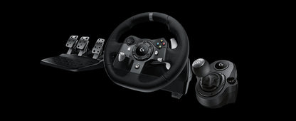 Logitech G920 Driving Force Racing Wheel and Floor Pedals, for Xbox Series X|S, Xbox One, PC, Mac - Black G Gamers Point 129.000 