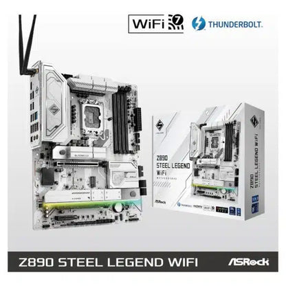 ASRock Z890 Steel Legend WiFi 7 — LGA1851 ATX Motherboard | Gamers Point Bahrain