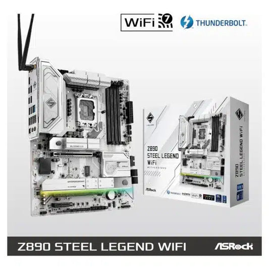 ASRock Z890 Steel Legend WiFi 7 — LGA1851 ATX Motherboard | Gamers Point Bahrain