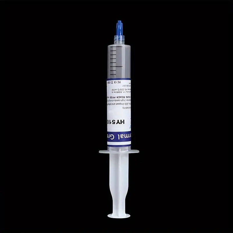 Large needle tube HY510 thermal grease contains silver thermal conductive silicone heat dissipation silicone CPU heat dissipation thermal paste gray Computer Components Gamers Point 5.000 