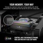 Corsair Dominator Titanium RGB DDR5 Memory — 32GB (2×16GB) 6000MT/s