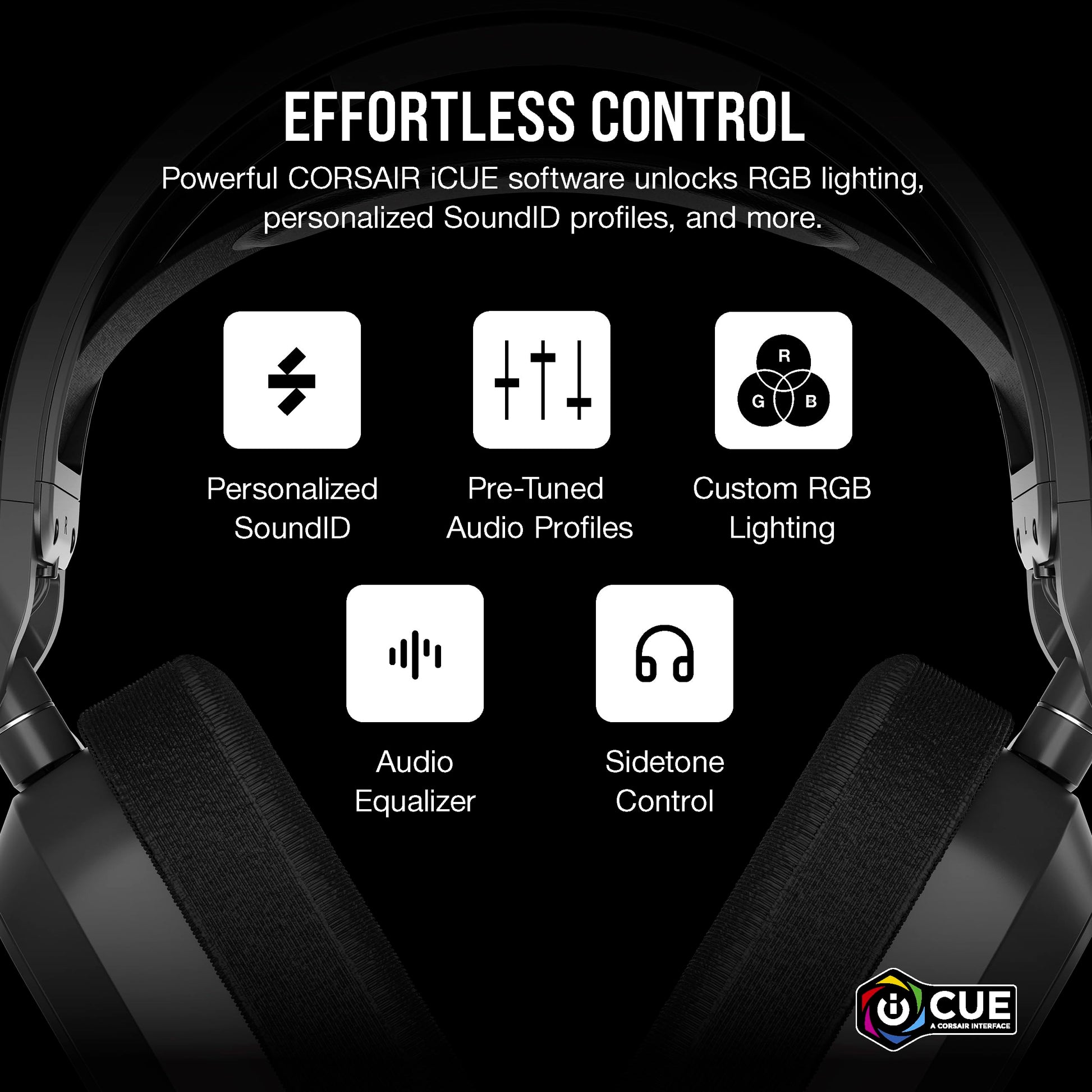 Corsair HS80 MAX Wireless Multiplatform Gaming Headset with Bluetooth - Dolby Atmos - Broadcast Quality Microphone - iCUE Compatible - PC, Mac, PS5, PS4, Mobile - Steel Gray, One Size MP HEADSET Gamers Point 89.000 