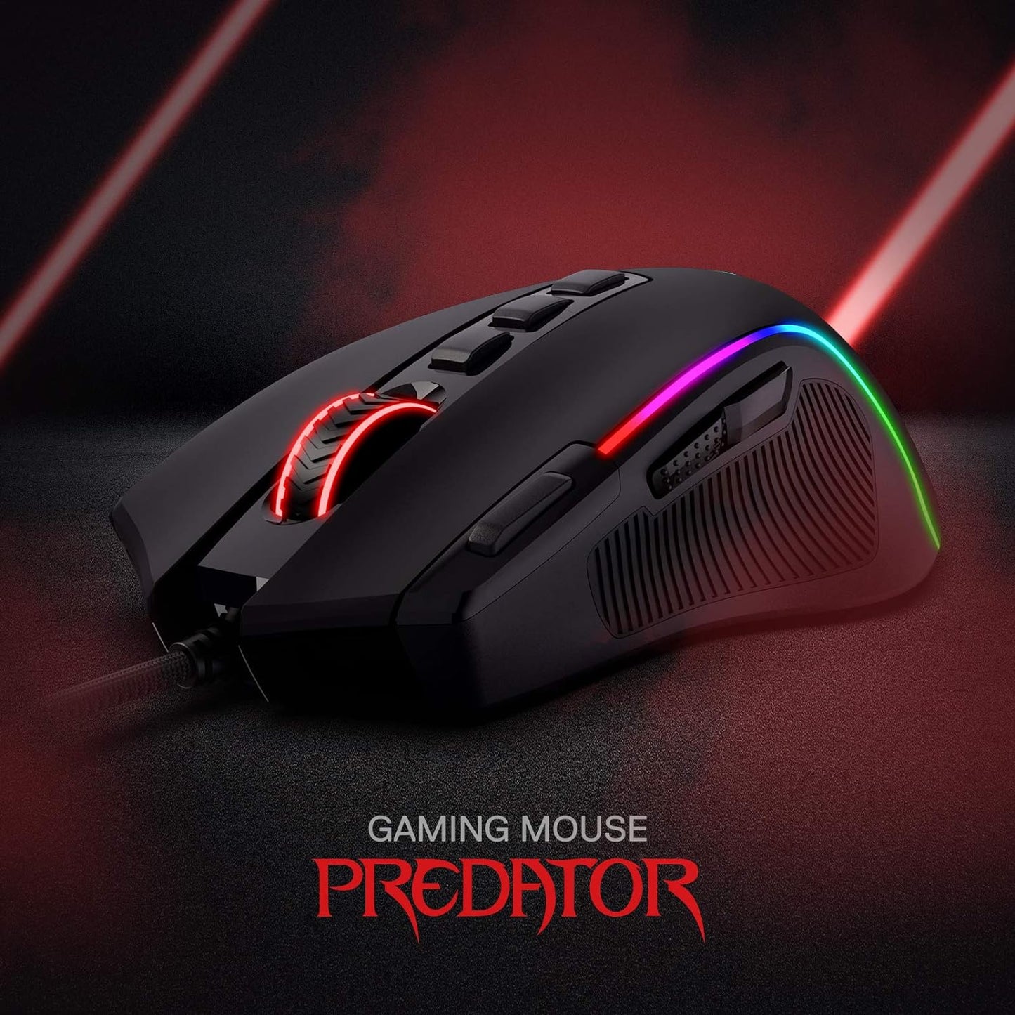 Redragon M612 Predator RGB Gaming Mouse, 8000 DPI Wired Optical Gamer Mouse with 11 Programmable Buttons & 5 Backlit Modes, Software Supports DIY Keybinds Rapid Fire Button Gaming Mice Gamers Point 19.990 