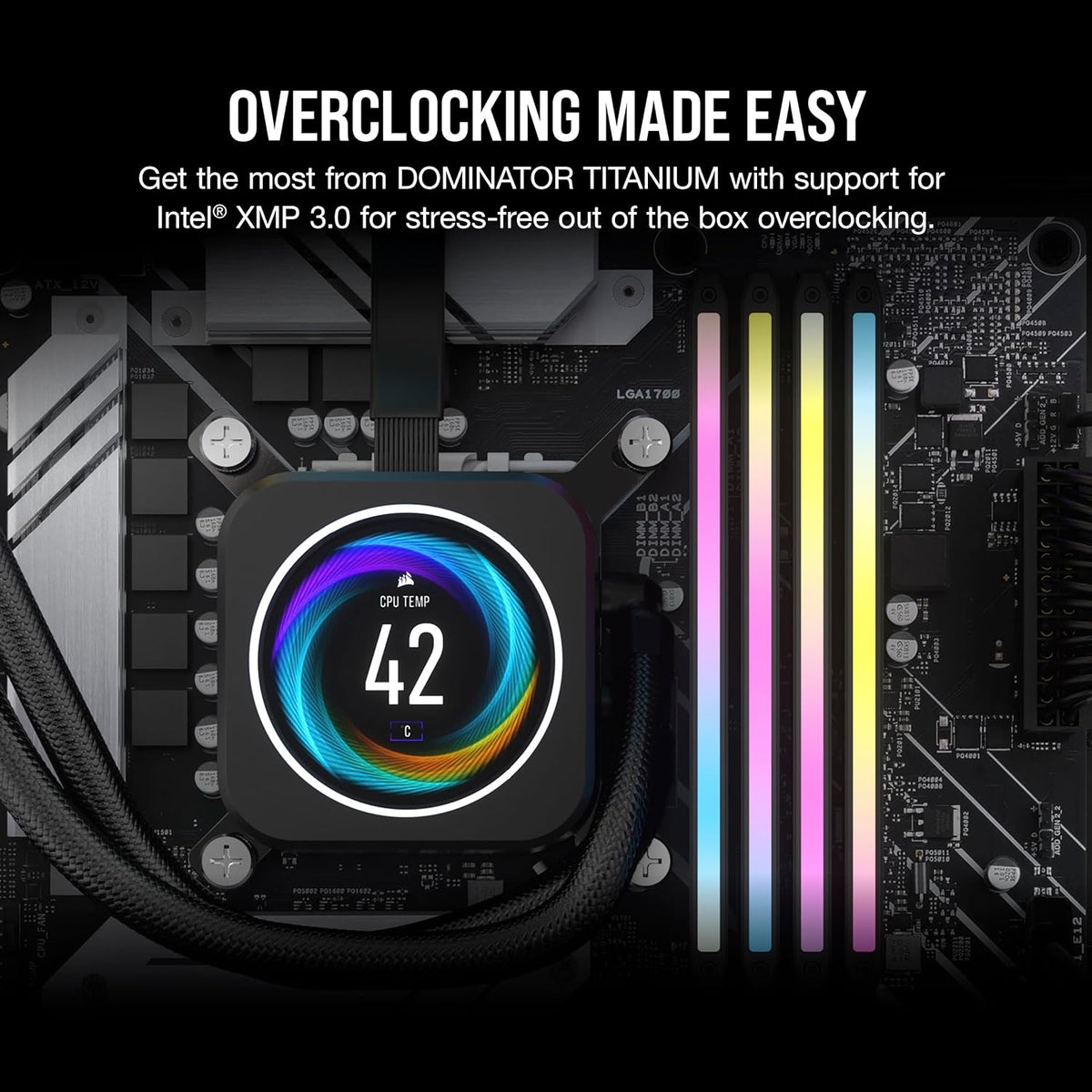 Corsair Dominator Titanium RGB DDR5 Memory — 32GB (2×16GB) 6000MT/s