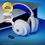 SteelSeries Arctis Nova 7P Wireless Multi-Platform Gaming Headset – White