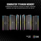 Corsair Dominator Titanium RGB DDR5 Memory — 32GB (2×16GB) 6000MT/s