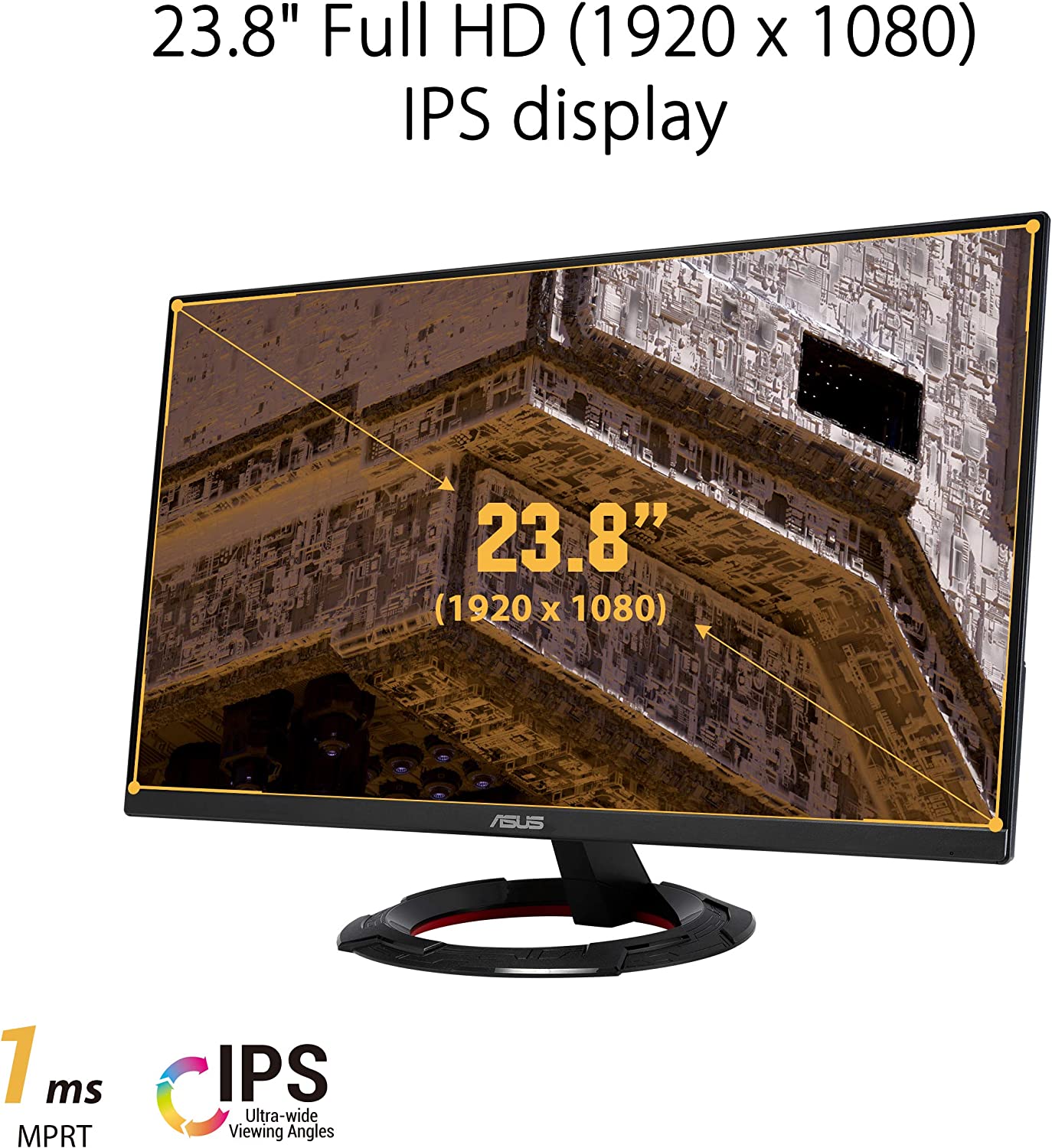 ASUS TUF VG249Q1R 24" 24inch Full HD Monitor IPS, 165Hz Flat Gaming Monitor - Now Buy From Gamers Point Store Arad With Best Discounted Price Call Us Now +973-36820393 Delivery available to all bahrain Full HD Gamers Point 95.000 