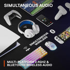 SteelSeries Arctis Nova 7P Wireless Multi-Platform Gaming Headset – White