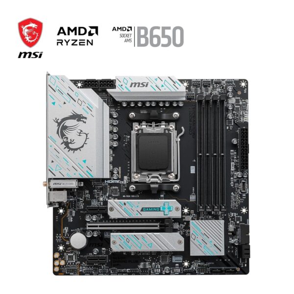 MSI B650M GAMING PLUS WIFI DDR5 Motherboard - Now Buy From Gamers Point Store Arad With Best Discounted Price Call Us Now +973-36820393 Delivery available to all bahrain AMD Motherboard Gamers Point 89.000 