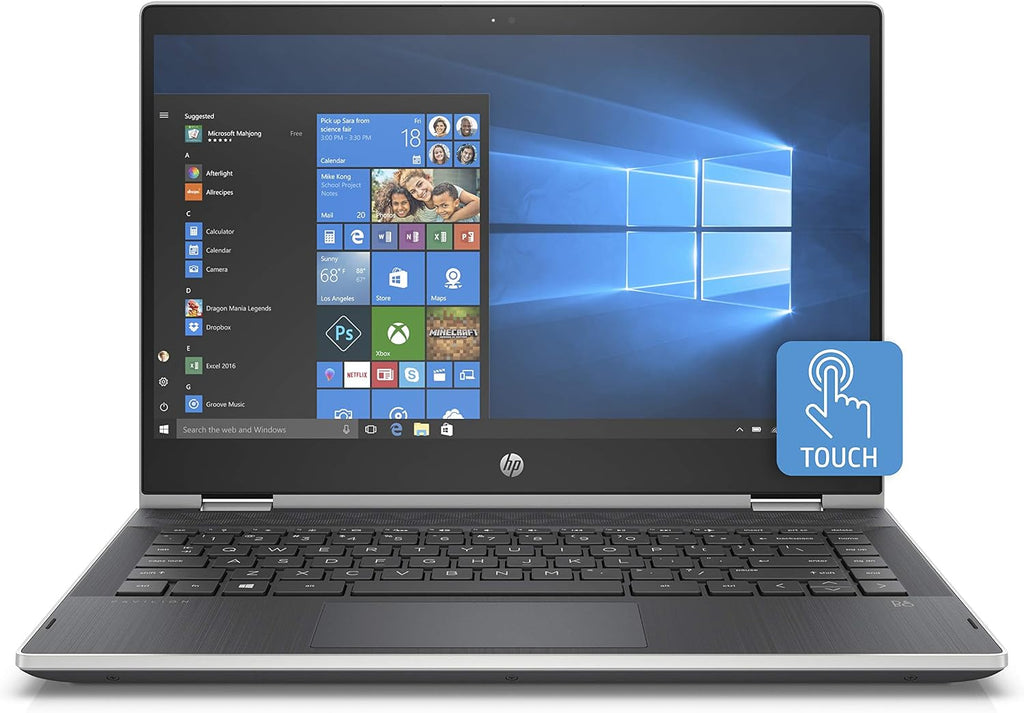 HP Pavilion x360 14" Core i3 8th Gen 8GB RAM 128GB SSD x360 Touch Refurbished Laptop, renewed laptop model photo 1