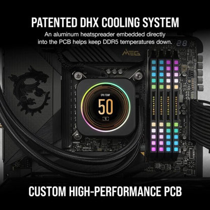 CORSAIR DOMINATOR PLATINUM RGB DDR5 RAM 64GB (4x16GB) DDR5 6400MHz - BAHRAIN RAM Gamers Point 126.000 