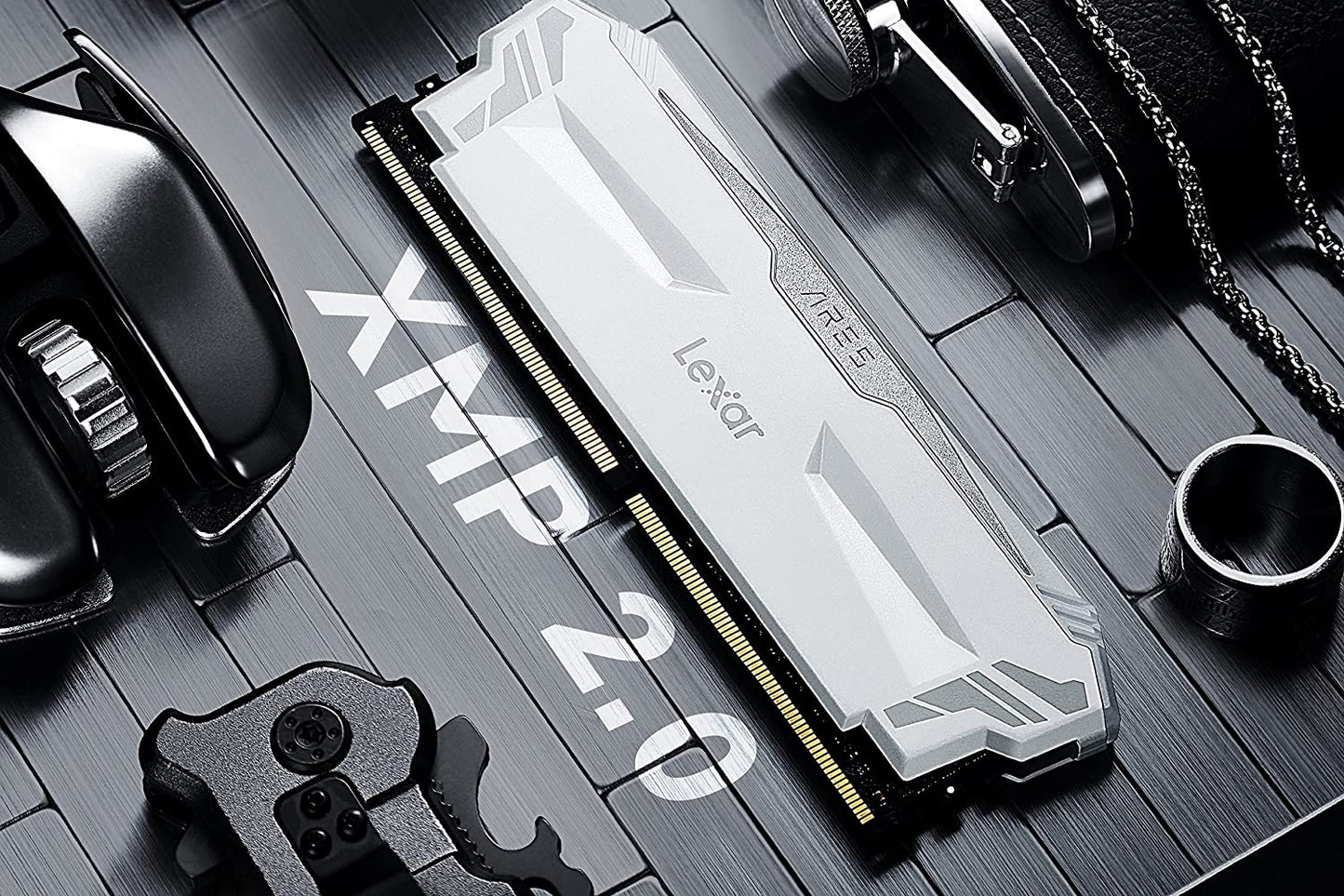 Lexar ARES RGB DDR4 RAM 16GB Kit (8GB x 2) 3866 MHz - White - BAHRAIN RAM Gamers Point 36.000 