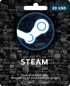 Steam Gift Card USD 20 - Instant Delivery BAHRAIN GIFT CARD Gamers Point 11.000 