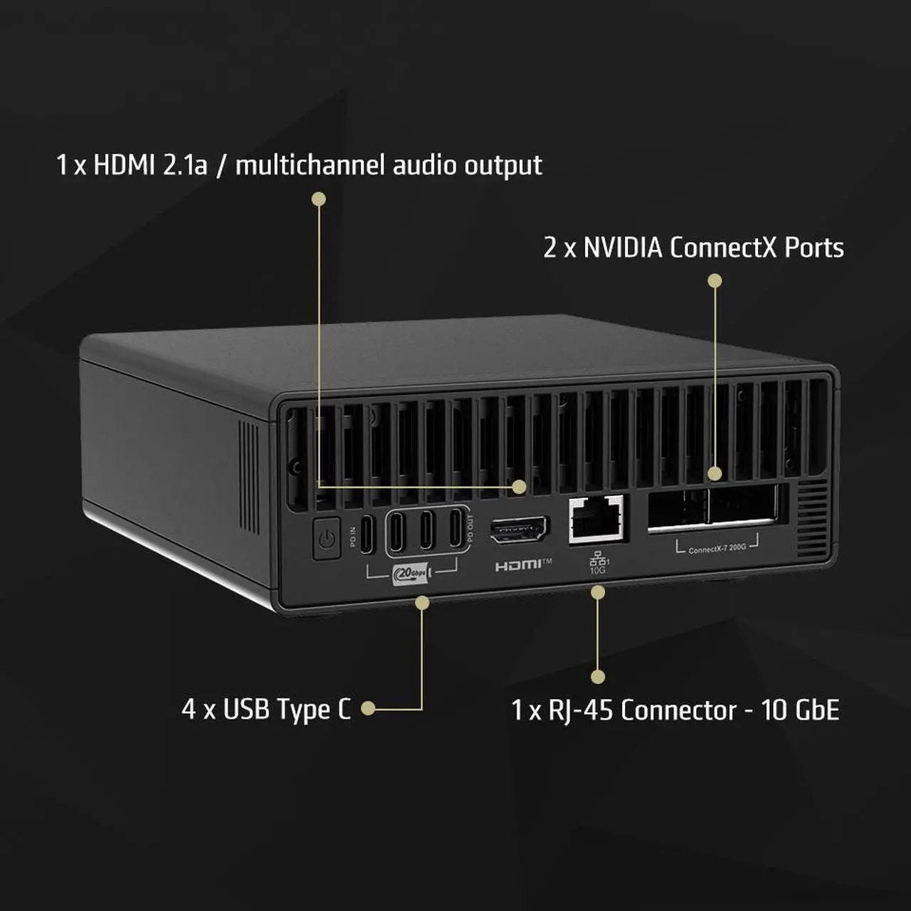 MSI EdgeXpert-11SUS Compact Desktop AI Supercomputer Powered by NVIDIA GB10 Grace Blackwell Superchip and NVIDIA DGX Spark In Bahrain