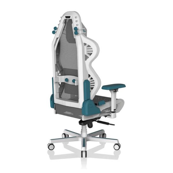 DXRacer Air Series Gaming Chair - White/Cyan - bahrain Gaming Chairs Gamers Point 149.900 