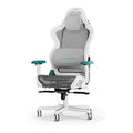 DXRacer Air Series Gaming Chair - White/Cyan - bahrain Gaming Chairs Gamers Point 149.900 