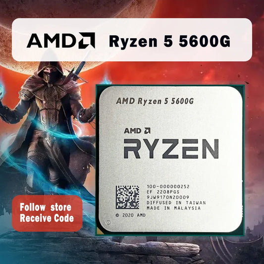 AMD Ryzen 5 5600G R5 5600G 3.9GHz Six-Core Twelve-Thread 65W CPU Processor L3=16M 100-000000252 Socket AM4 - PROCESSOR Gamers Point 59.000 