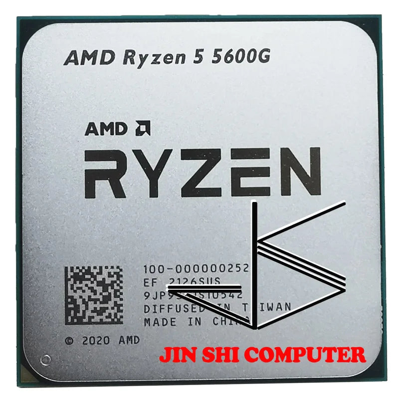 AMD Ryzen 5 5600G R5 5600G 3.9GHz Six-Core Twelve-Thread 65W CPU Processor L3=16M 100-000000252 Socket AM4 - PROCESSOR Gamers Point 59.000 