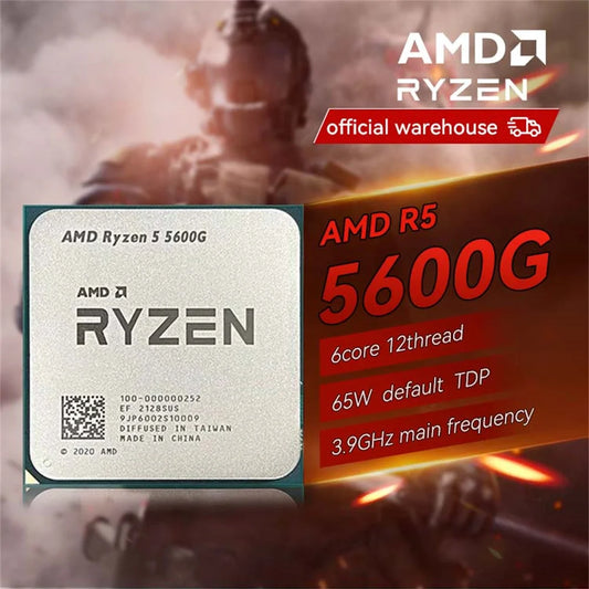 AMD Ryzen 5 5600G  Brand New R5 5600G 3.9GHz CPU Processor Integrated Graphics Chips Socket AM4 - BAHRAIN AMD PROCESSOR  Gamers Point