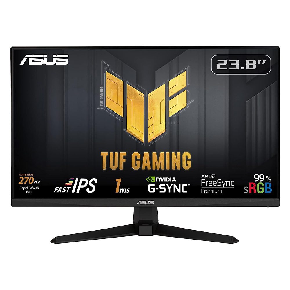 ASUS TUF VG249QM1A 24” 24inch Full HD, Fast IPS, 270Hz Flat Gaming Monitor - Now Buy From Gamers Point Store Arad With Best Discounted Price  Call Us Now +973-36820393  Delivery available to all bahrain Full HD Gamers Point 135.000 