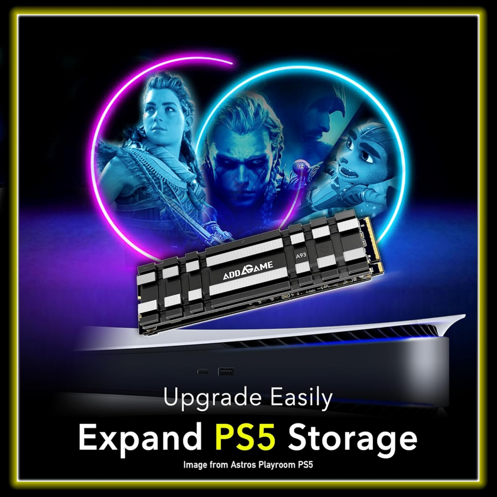 Addlink A93 4TB NVMe PCIe Gen4 M.2 High-Speed SSD