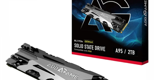Addlink A95 NVMe Gen 4 M.2 2TB SSD PS5 Compatible High-Performance Gaming Storage Drive