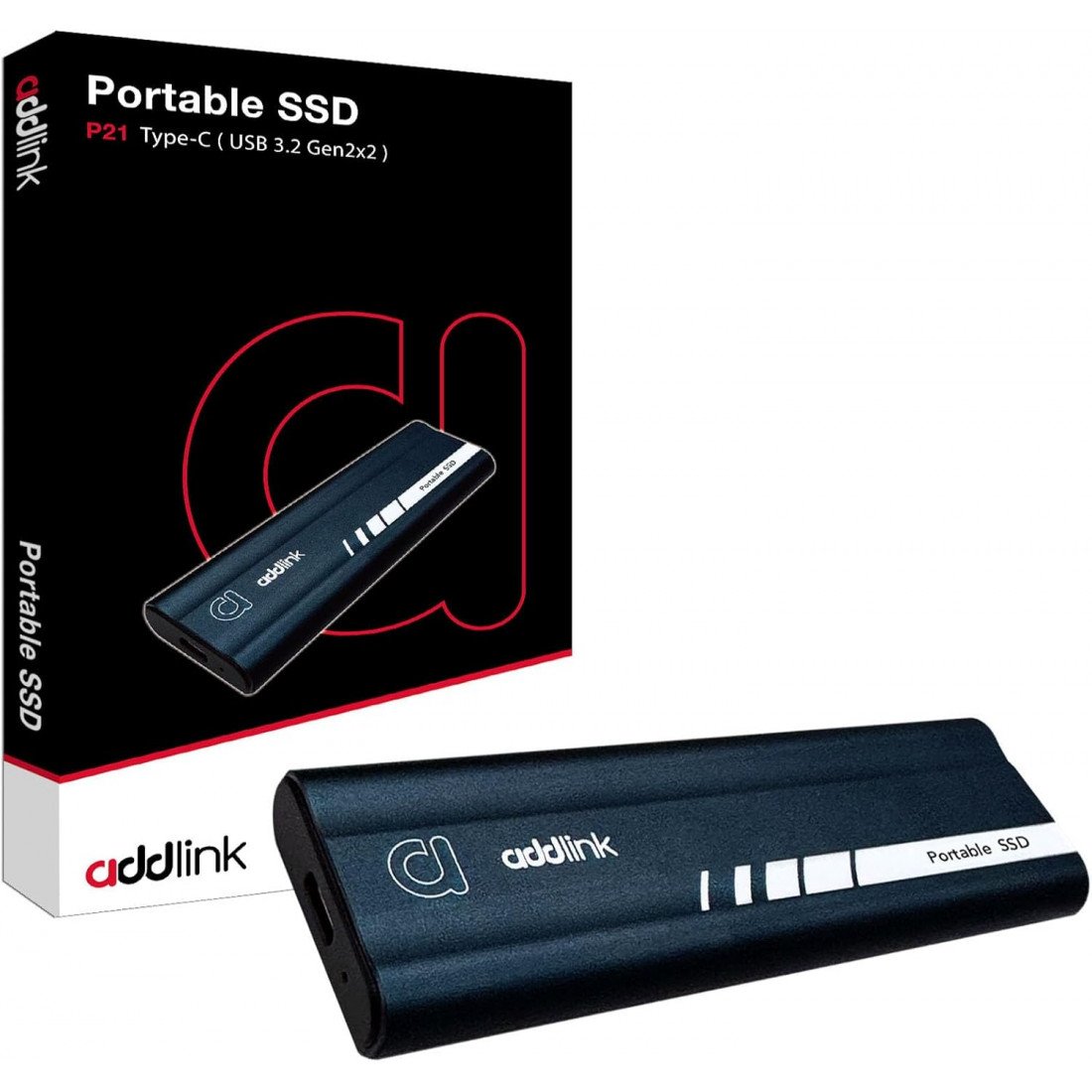 Addlink P21 Portable SSD 2TB USB 3.2 Gen2 External Drive