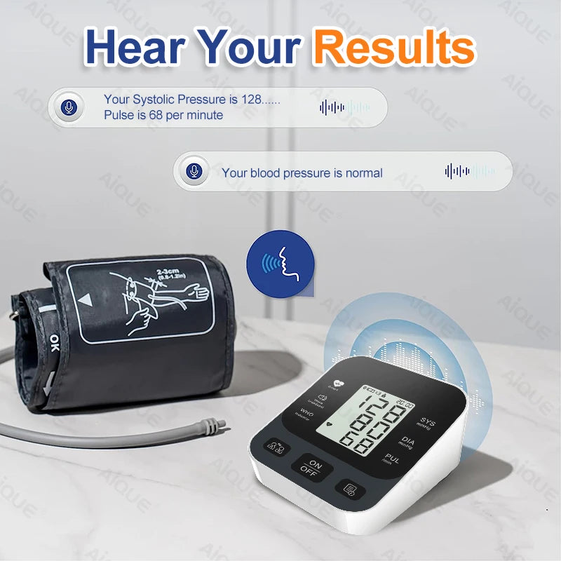 AiQUE Digital Arm Blood Pressure Meter 32cm Cuff Medical Pressure Tonometer Tensiometer Baumanometer Pulse  Sphygmomanometer - BAHRAIN HEALTHCARE Gamers Point 8.000 