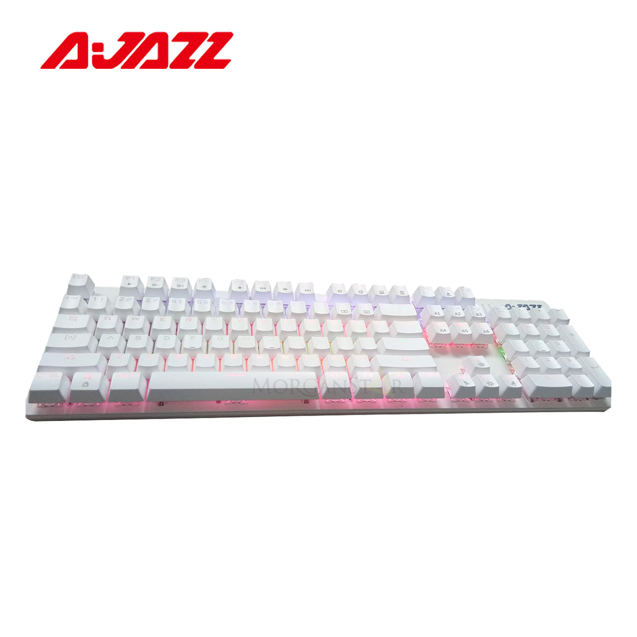 Ajazz Robo Cop Gaming Mechanical Keyboard white AJAZZ Keyboard  Gamers Point