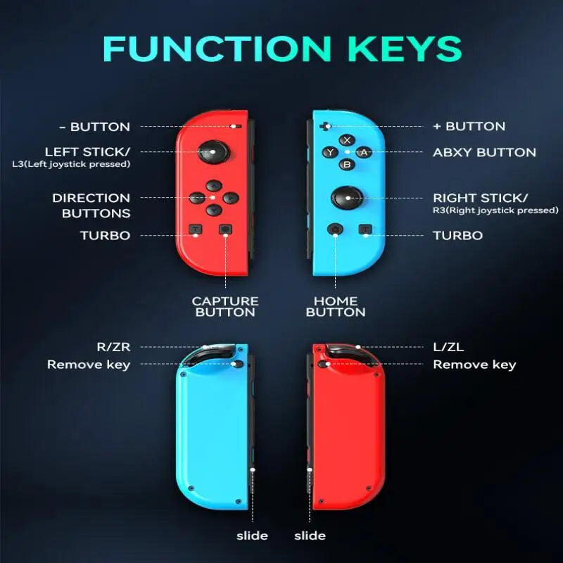 All Nintendo Switch Game Console JoyCon Wireless Bluetooth 5.2  Gamepad TV Tabletop and Palm Mode Gaming Controller Accessories -bahrain ONETOMAX   Gamers Point