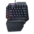 BAJEAL F6 One-handed RGB Keyboard Gamers Point Keyboard/Mouse  Gamers Point