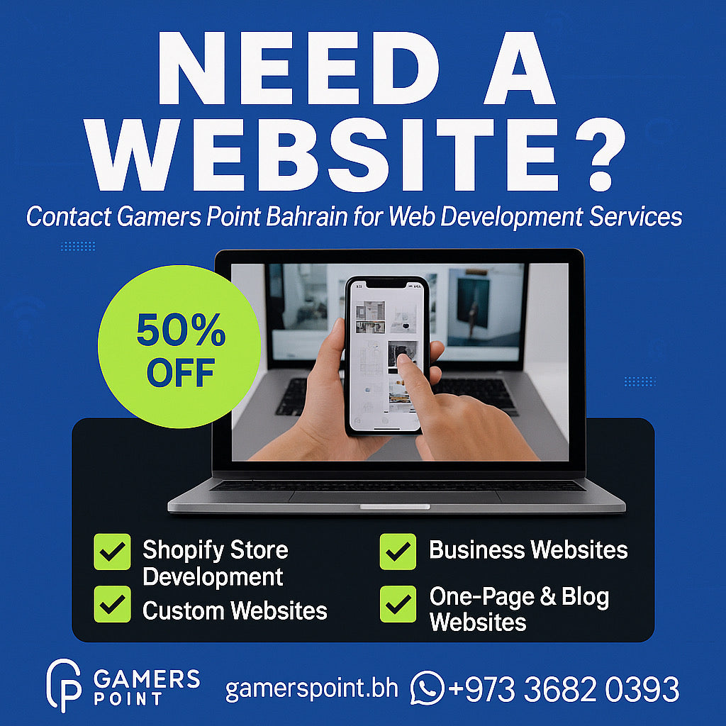 Web Development Services – 50% OFF | Gamers Point Bahrain Gamers Point Website  Gamers Point