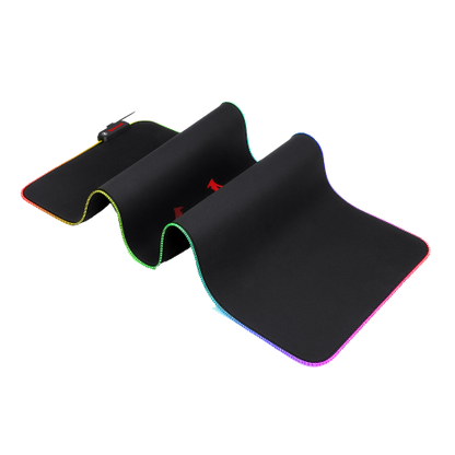 REDRAGON RGB LED LARGE GAMING MOUSE PAD SOFT MATT WITH NONSLIP BASE, STITCHED EDGES (800 X 300 X 3MM) MOUSEPAD Gamers Point 12.000 