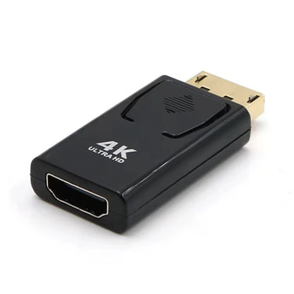 DisplayPort to HDMI-Compatible Adapter DP Male to Female HDMI-Compatible Video Audio Cable HD 4K 1080P for PC TV Laptop - CONNECTOR Gamers Point 5.000 