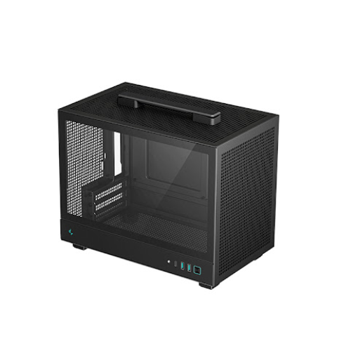 DEEPCOOL Case CH160 Portable-High-Airflow-M-ITX Black - GPH Case Gamers Point 34.000 