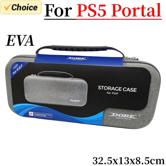 EVA Hard Carrying Case Bag for Sony PS5 PlayStation Portal Case Shockproof Protective Cover Portable Storage Bag for PS Portal - BAHRAIN BAG Gamers Point 5.600 