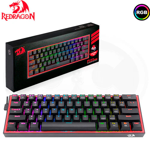 REDRAGON Fizz Pro K616 RGB USB Support Bluetooth wireless USB 2.4G gaming keyboard