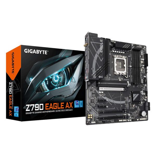 GIGABYTE Z790 Eagle AX DDR5 ATX Motherboard - Now Buy From Gamers Point Store Arad With Best Discounted Price Call Us Now +973-36820393 Delivery available to all bahrain Intel Motherboard Gamers Point 115.000 