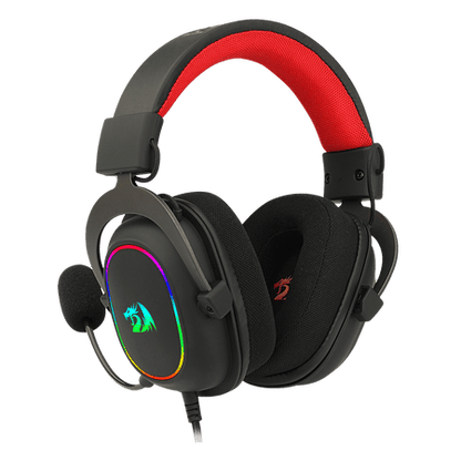 Redragon H510 Zeus-X RGB Wired Gaming Headset - 7.1 Surround Sound - Memory Foam Ear Pads - 53MM Drivers - Detachable Microphone - Multi Platforms Headphone - Compatible with PC/PS4/NS HEADSET Gamers Point 26.000 