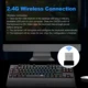 REDRAGON Vishnu K596 RGB USB Mechanical Gaming Keyboard 2.4G wireless dual mode Red Switch 87 Keys for Computer PC Laptop Gamer - bahrain