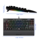 REDRAGON Vishnu K596 RGB USB Mechanical Gaming Keyboard 2.4G wireless dual mode Red Switch 87 Keys for Computer PC Laptop Gamer - bahrain